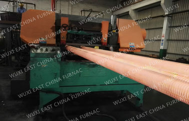Máquina de colada continua horizontal de 3 hilos CCM para tubos de cobre rojo 95x25