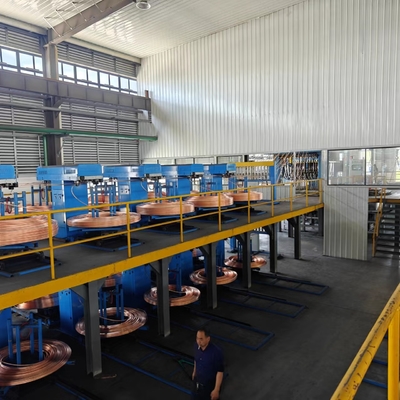 Máquina de fundición continua de cobre para fosforos de estaño Producción y precisión de barras de bronce